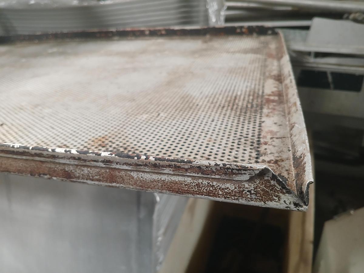 Used Perforated sheet tray