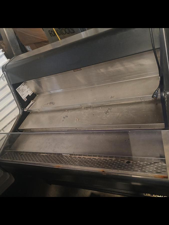 Used True THAC‑48 Horizontal Open‑Air Curtain Merchandiser