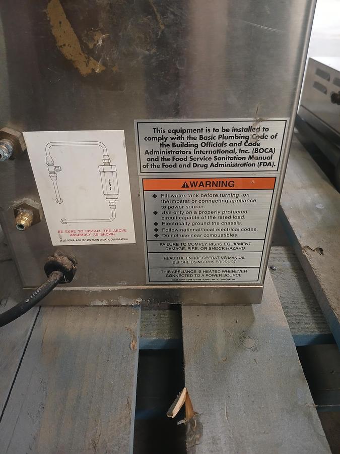 Used BUNN CW Series Commercial Coffee Brewer