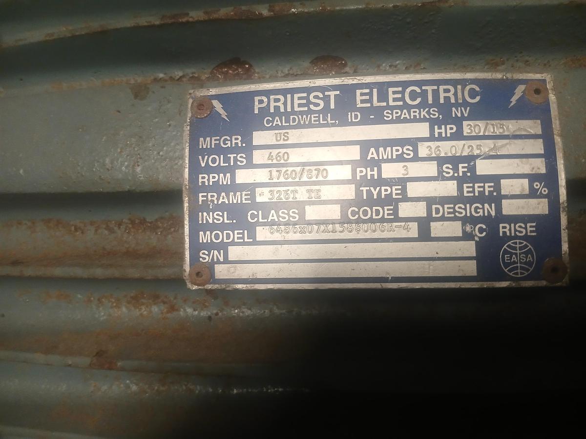 Used Priest Electric motor with