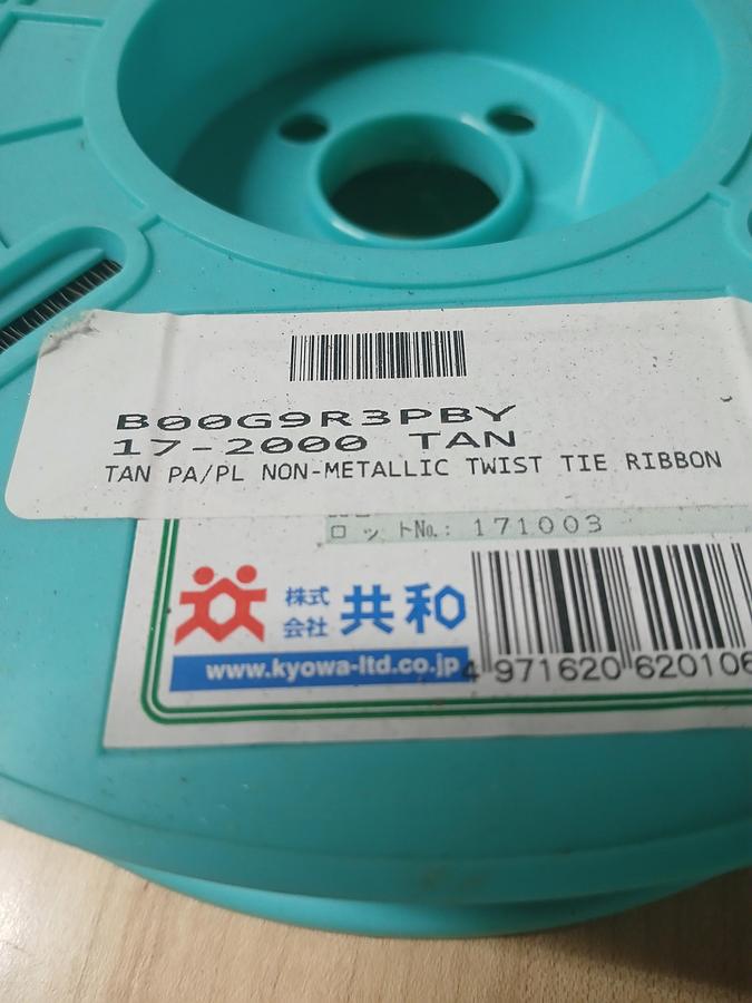 Used Non-Metallic Twist Tie Ribbon