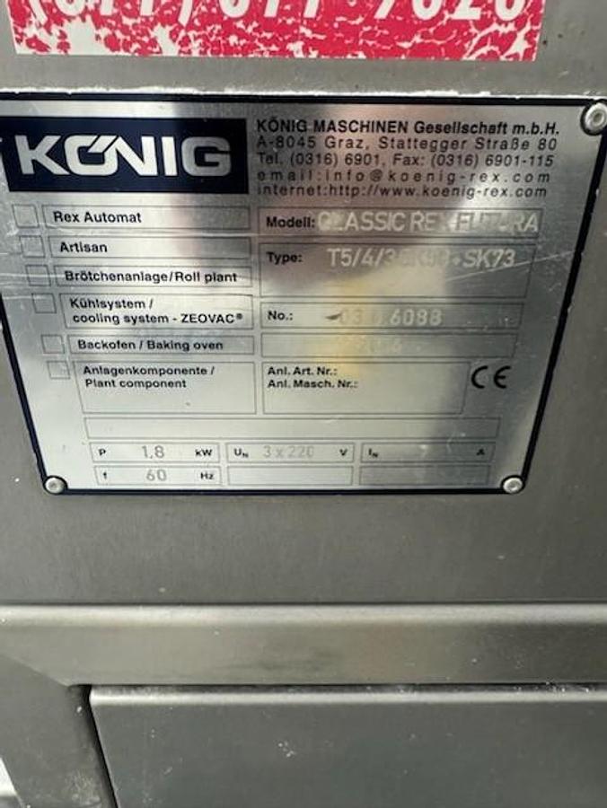 Used 2014 Konig Konig Classic Rex Futura T5/4/3 SK53+SK73