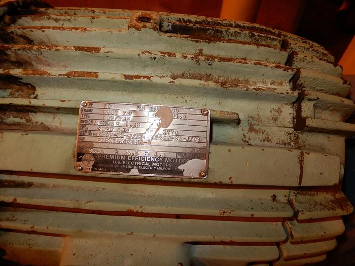 Used WORTHINGTON D-LINE PUMP SIZE 6X4X10 WITH 20 HP MOTOR