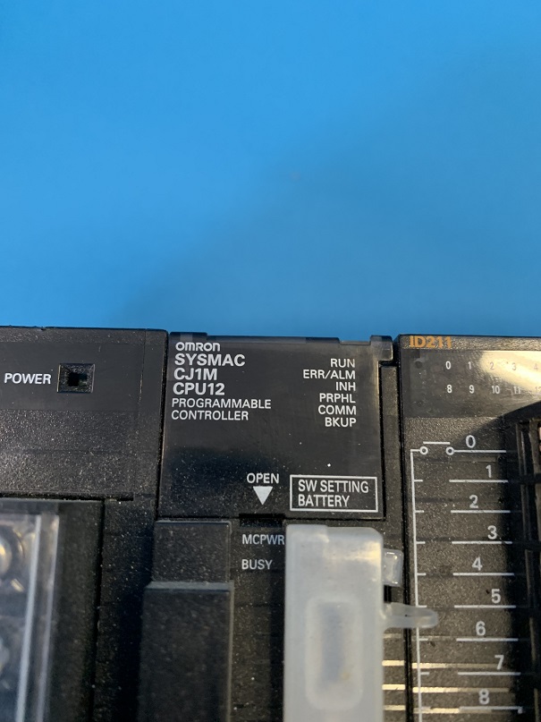 Used Omron Power Supply w/Programmable Controller CJ1W-PA202/ SYSMAC