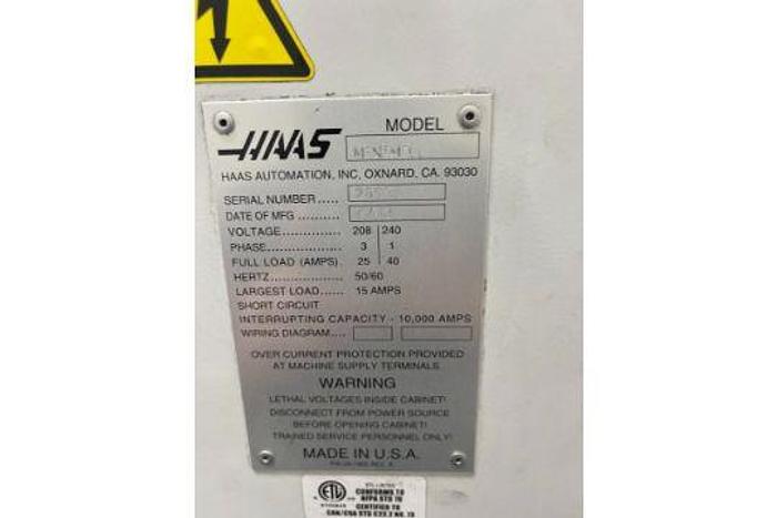 Used 2002 HAAS Mini Mill CNC Vertical Machining Center
