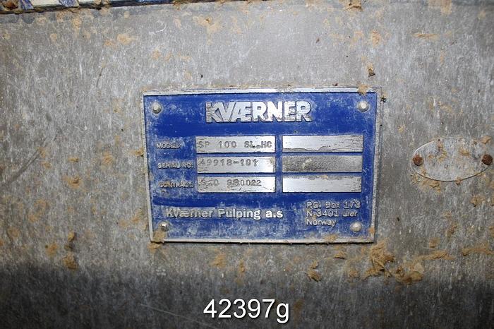 Used Thune/Kvaerner Hymac SP-100 SL Screw Press #42397