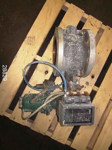 Used Fisher V150 8" Control V-Ball Valve #28829