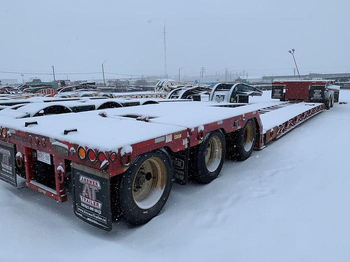 Used 2014 Aspen Tridem Double Drop Extendable/Trombone Low Bed