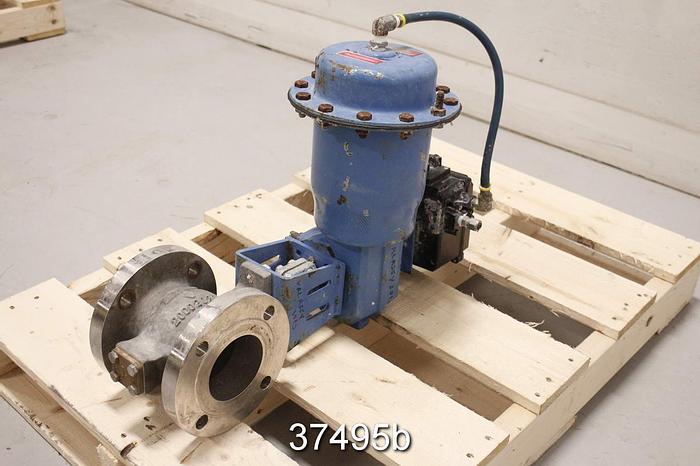Used Neles Jamesbury R21CB03CCJA 3" V-Ball Control Valve #37495