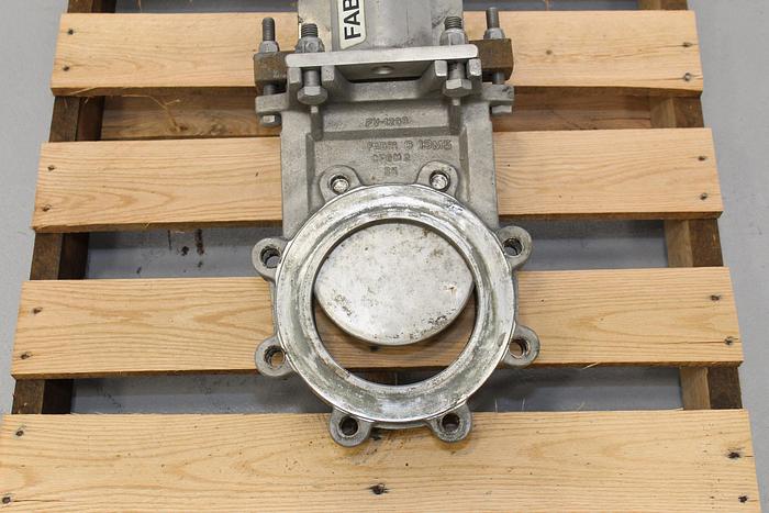 Used Fabri-Valve 6" Hand Operated Knife Gate Valve #43985