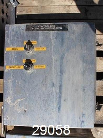 Used Ahlstrom Micra-Screen Double Bank, each Bank 24" width, Overall 60", 0.006" Slots #29058