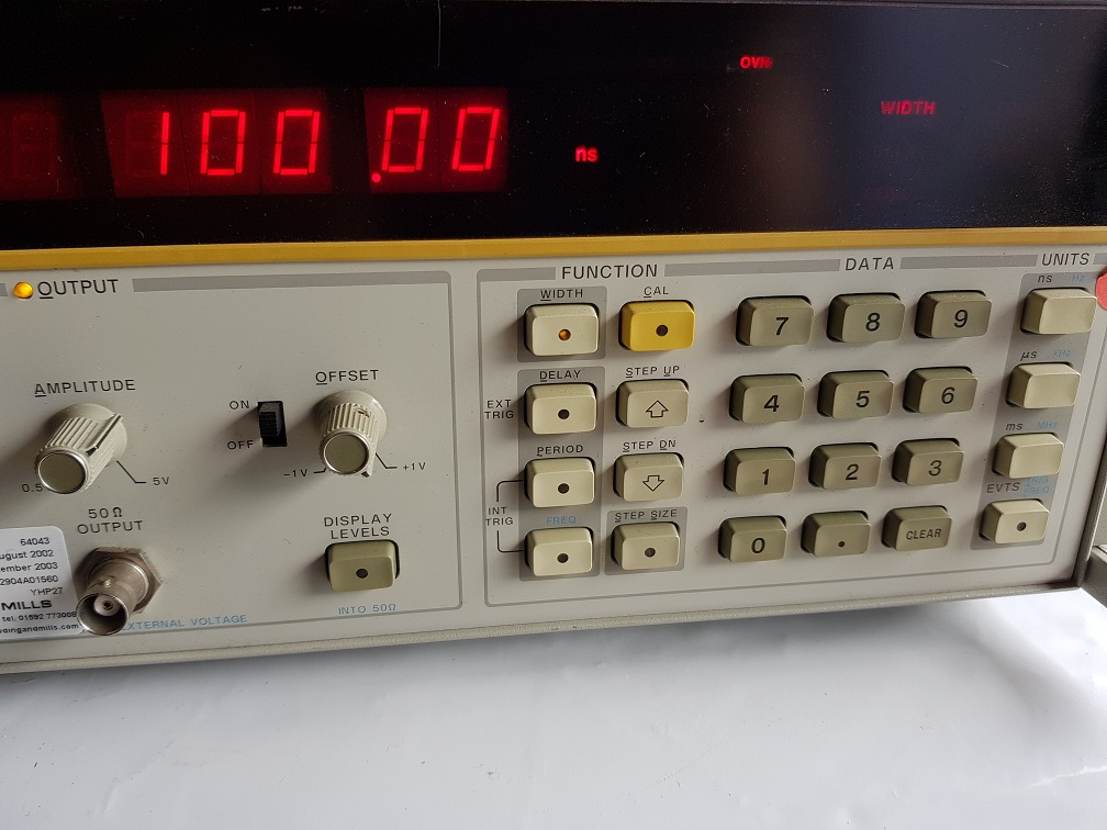 Used Hewlett Packard 5359A Time Synthesizer