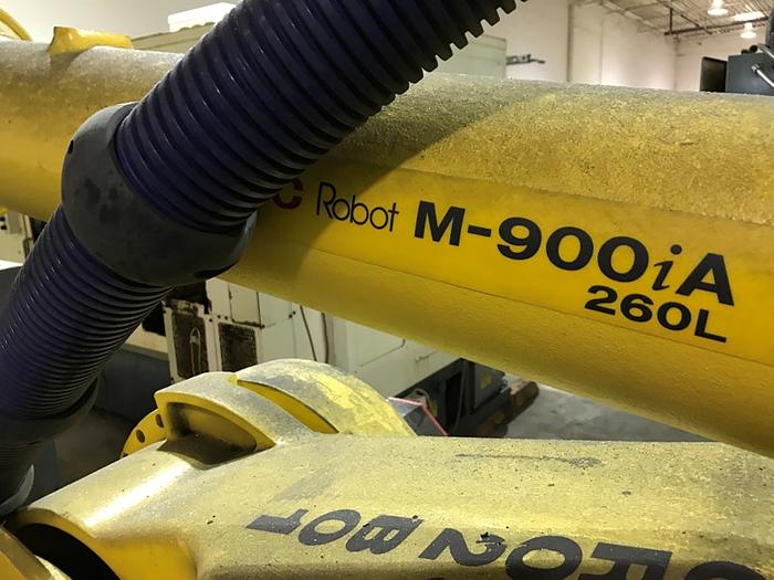 Used 2007 FANUC M900iA/260L 6 AXIS CNC ROBOT WITH R30iA CONTROLLER