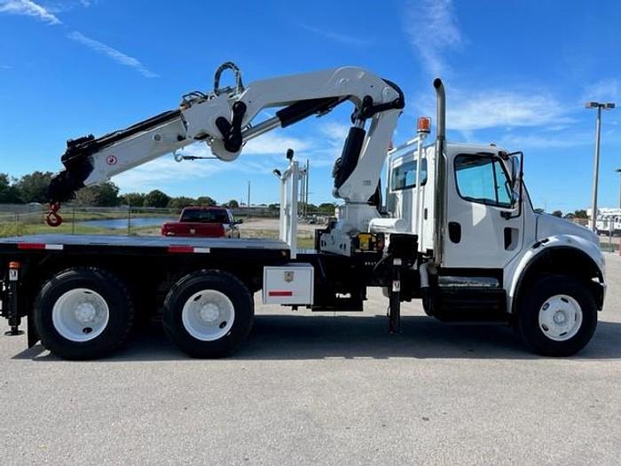 Used Effer 310.11 3s 25130 lb Knuckle Boom on 2009 Freightliner M2 106 Flatbed Truck - CE5787