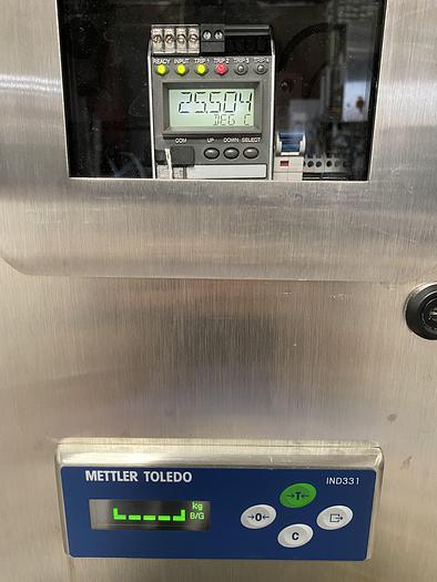 Used T&C  100 Liter Stainless Steel 45 PSI Jacketed Reactor w/ Agitator & Load Cells