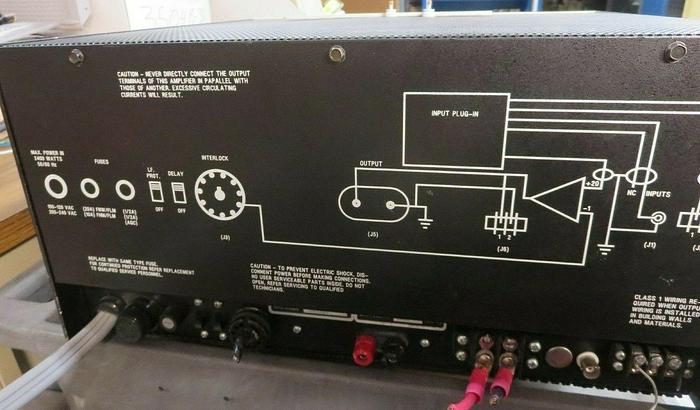 Used AE Techron, Model 8415, Amplifier, 220 VAC, 50-60 HZ, 10 AMP, For Parts &/Or Rep