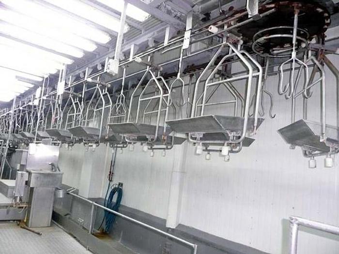 Used Linia uboju trzody - wydajność  120 szt./ h - rok produkcji 2001