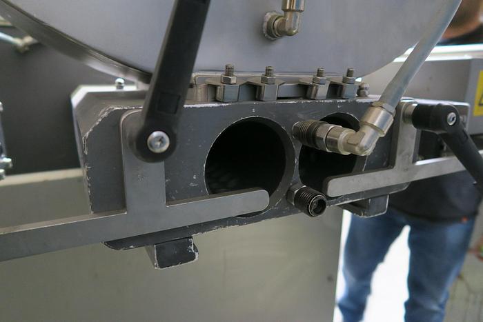 Used Hacos Depositor for chocolate or cream centres