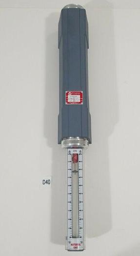 *NEW NO BOX* WAUKEE ENGINEERING FLO-METER M-9 S.G. .65, PR. 0 ATMOS 70°F