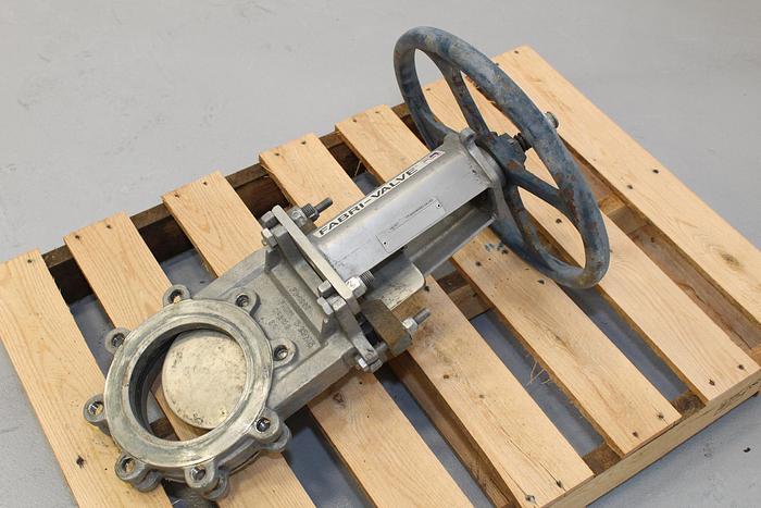 Used Fabri-Valve 6" Hand Operated Knife Gate Valve #43985