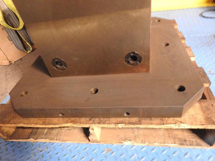 Used LEAVE 350MM X 350MM X 650MM TOMBSTONE WITH JERGENS 25MM FACE MOUNT