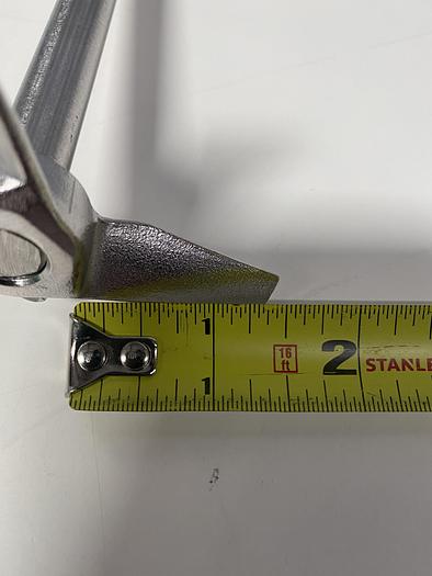 Used 10" L Stainless Steel Impeller Rod w/ 1/2" Diameter Shaft & 3 1/4" Impeller