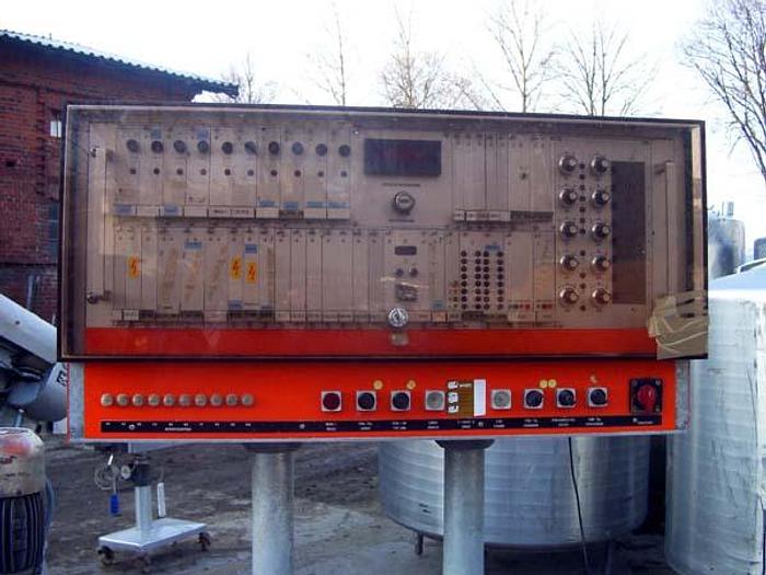 D'occasion Trancheuse pour charcuterie, fromages, etc. "Dixie Union" avec ramassage à rouleaux et convoyeur de division