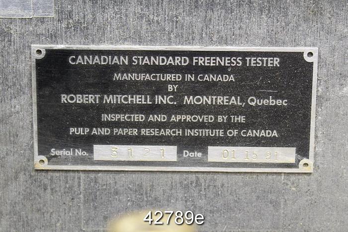 Used Robert Mitchell Canadian Standard Freenes Tester #42789