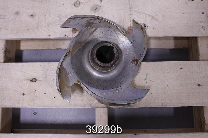 Used Goulds 3175 Pump Impeller, 4x6x14, 2/4 Vane, 12.25" Diameter #39299
