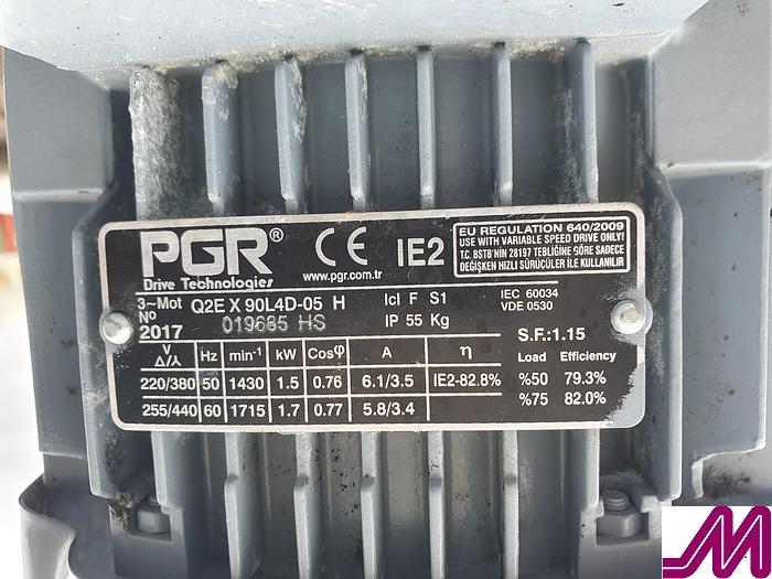 Used Gemac 1,000 Litre Stainless Steel Mix Tank with Gate Agitator