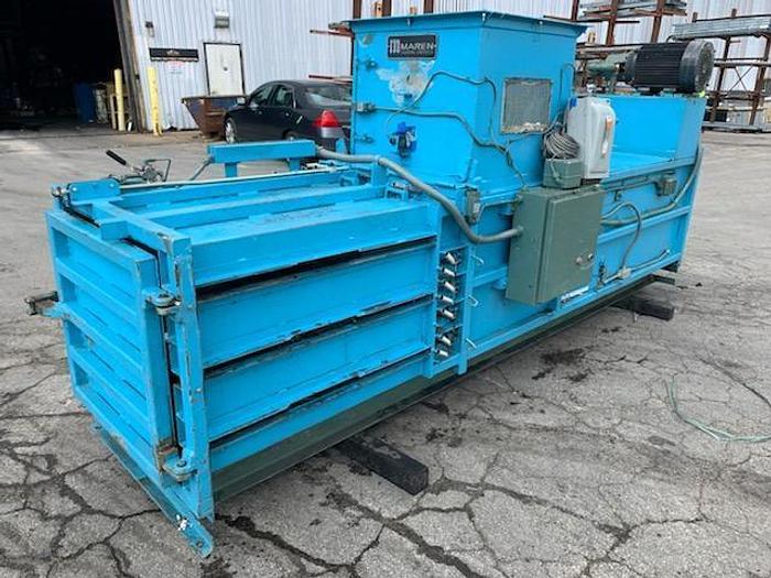 Used MAREN MODEL 423 281 HORIZONTAL CLOSED DOOR BALER -  PENDING SALE