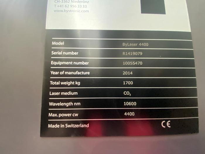 Used 2014 Bystronic  BySprint Pro 4020 Co2 Laser