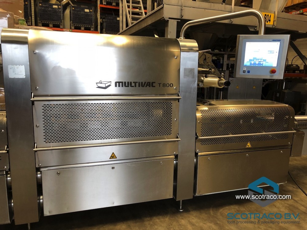 Used Multivac T800 high capacity traysealer