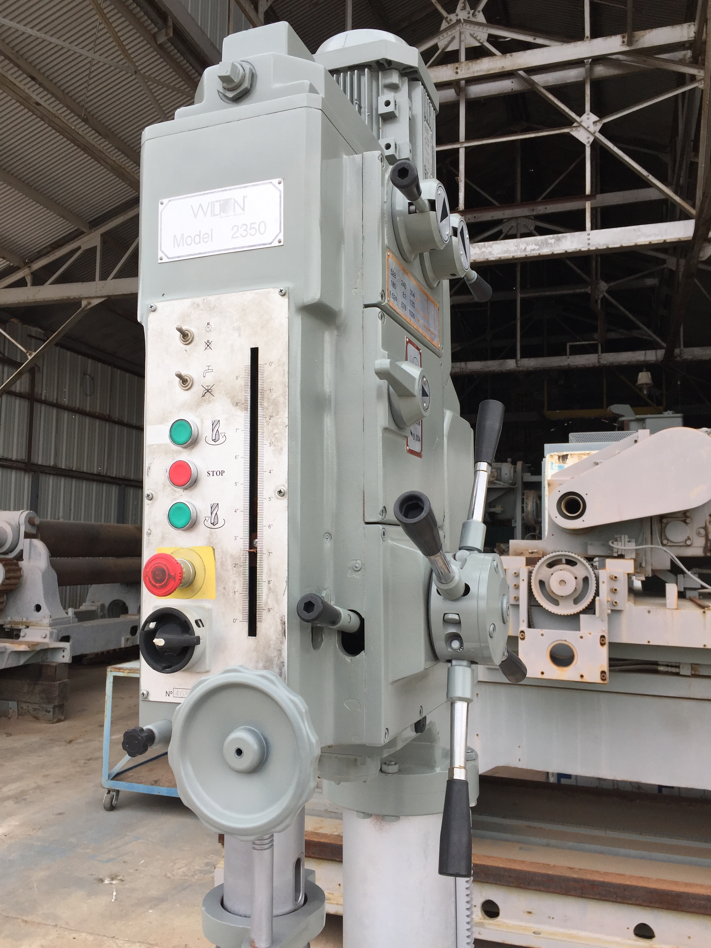 Used 23” Wilton Mdl. 2350 Single Spindle Drill; Pwr. Feed