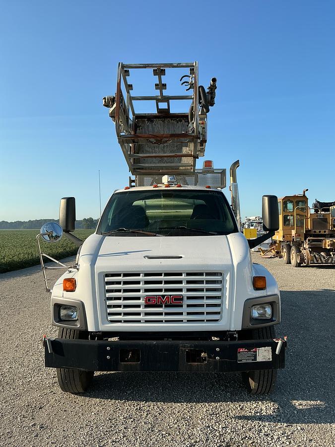 Used 2008 GMC C8500 Altec AT40P Cable Placer Utility Truck