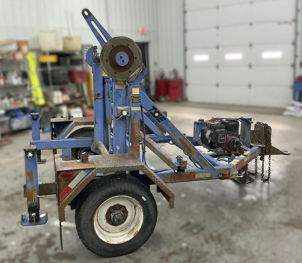 Used 1999 TSE Self-Loading Reel Carrier Trailer