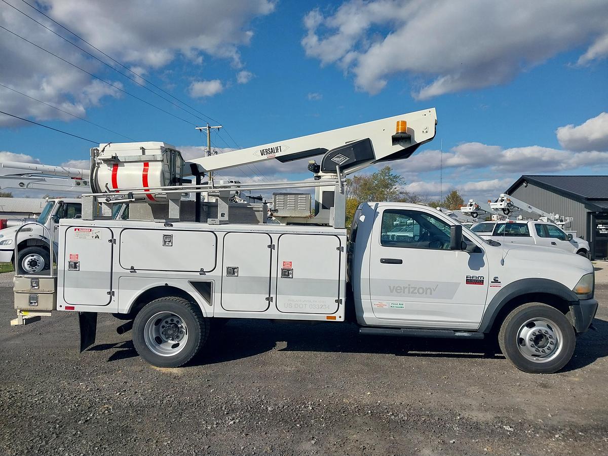 Used 2012 Dodge Ram 4500 Versalift TEL-29 Bucket Truck