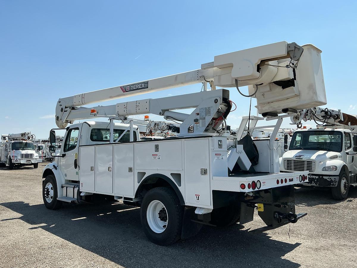 Used 2017 Freightliner M2 106 4x4 (Converted to 4x2) Terex HiRanger 5TC-55-MH Bucket Truck