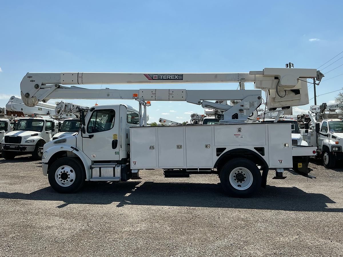 Used 2017 Freightliner M2 106 4x4 (Converted to 4x2) Terex HiRanger 5TC-55-MH Bucket Truck
