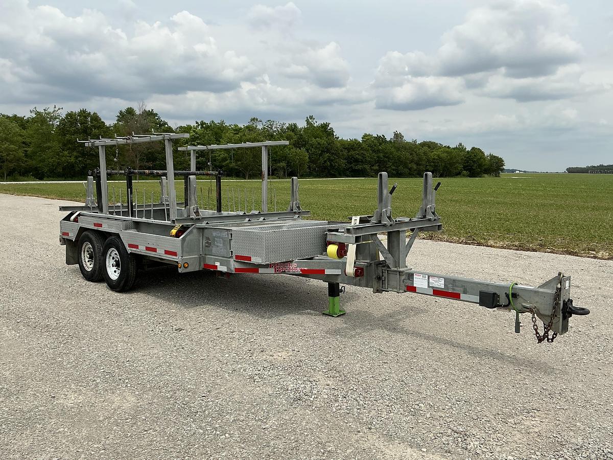 Used 2014 Brooks Brothers PT122-7KE Extendable Pole Trailer