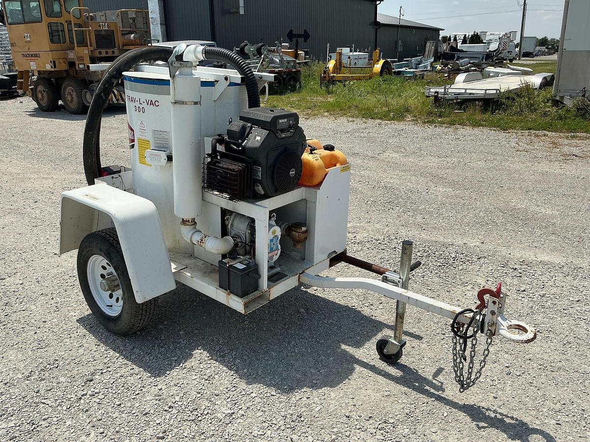 Used 2007 Wachs Trav-L-Vac 300 Portable Vacuum Utility Trailer