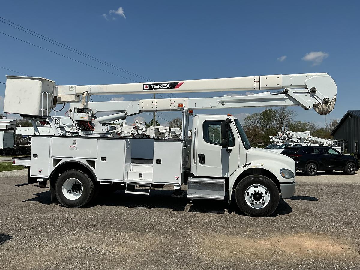 Used 2017 Freightliner M2 106 4x4 (Converted to 4x2) Terex HiRanger 5TC-55-MH Bucket Truck