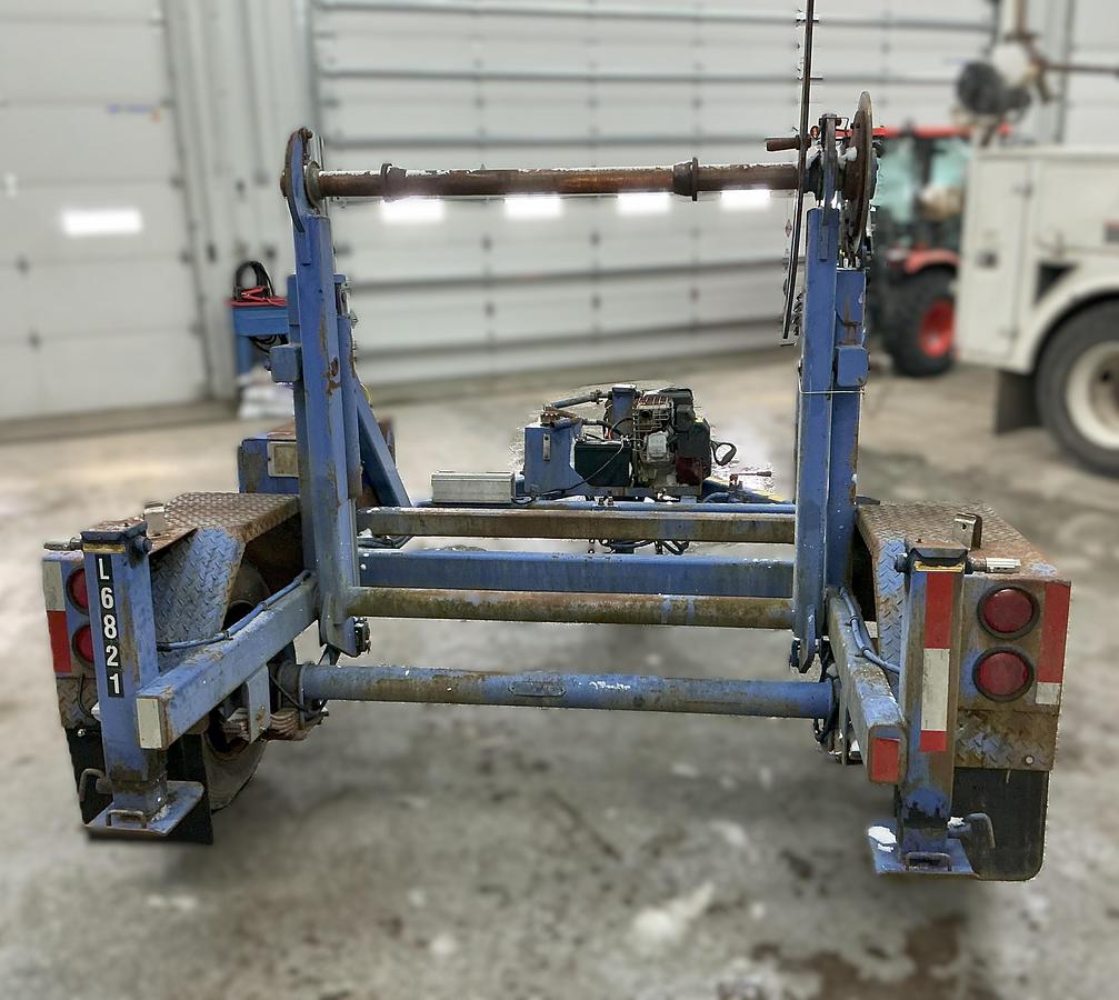 Used 1999 TSE Self-Loading Reel Carrier Trailer