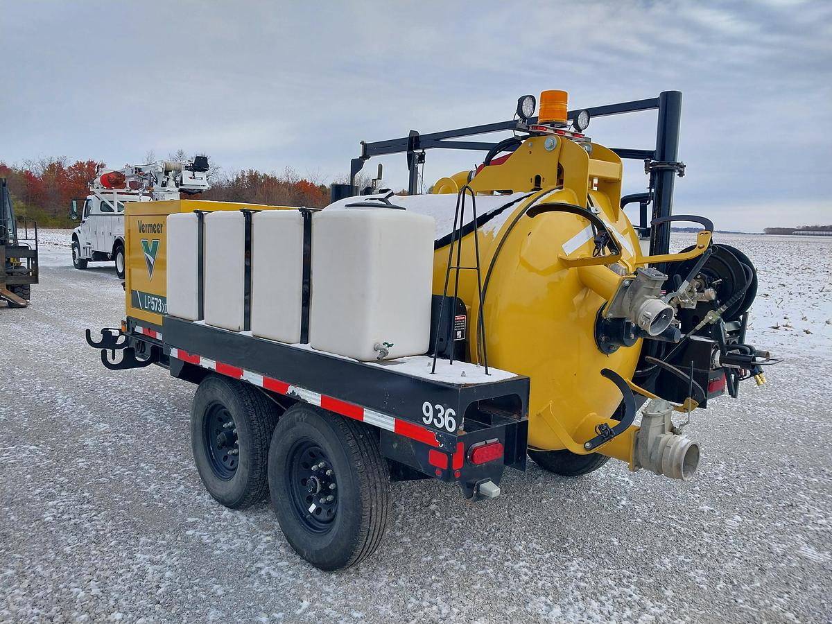 Used 2024 Vermeer LP573 XDT Vac Trailer - NEW WANDS & SUCTION HOSE