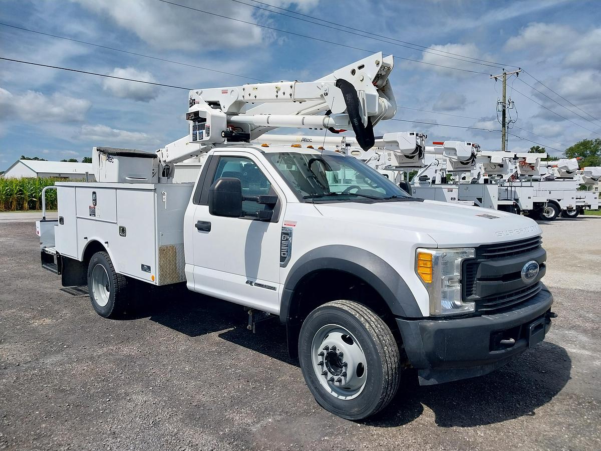 Used 2017 Ford F550 Altec AT40G Insulated Squirt Boom