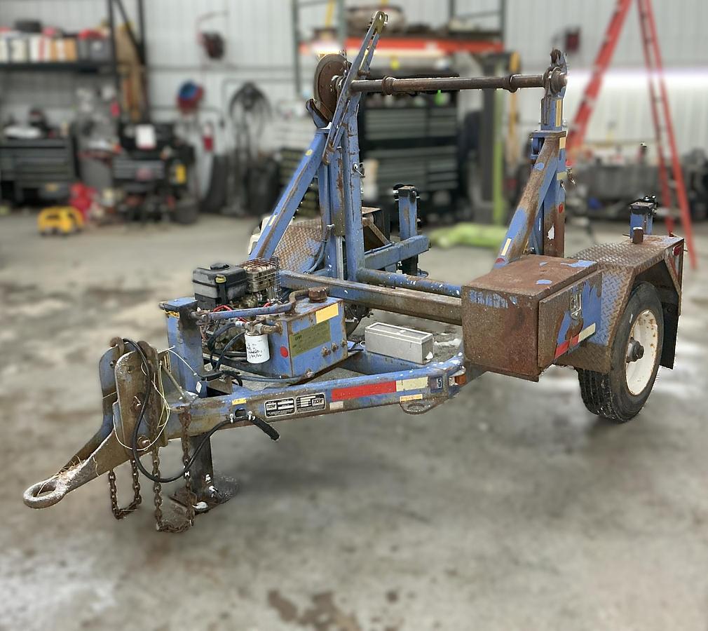 Used 1999 TSE Self-Loading Reel Carrier Trailer