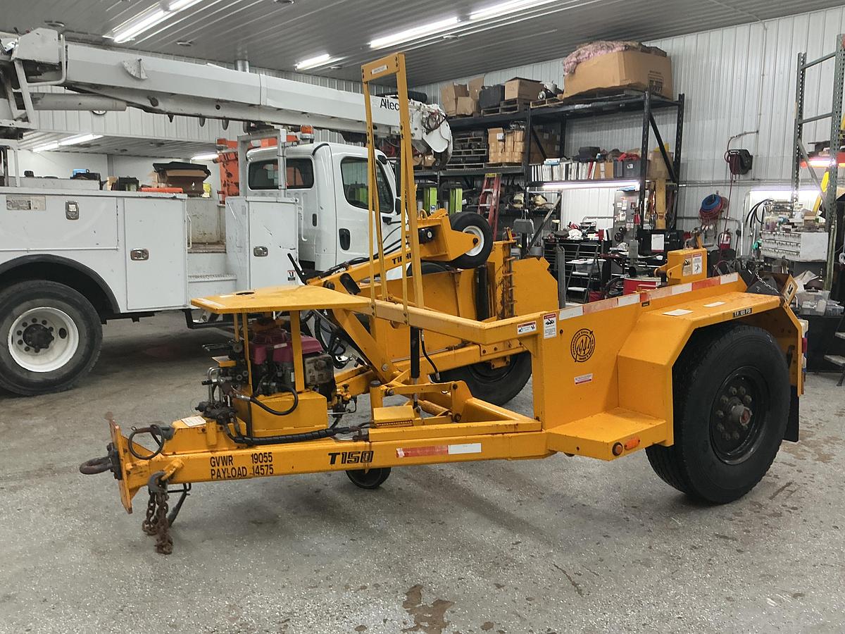 Used 2002 Hogg & Davis T150 Underground Reel Carrier Dolly