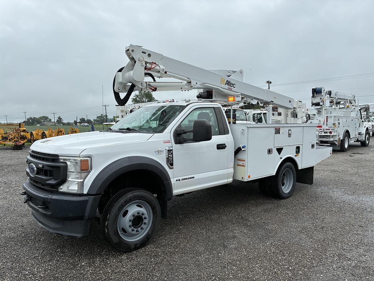 Used 2021 Ford F550 4X4 Altec AT40G Bucket Truck
