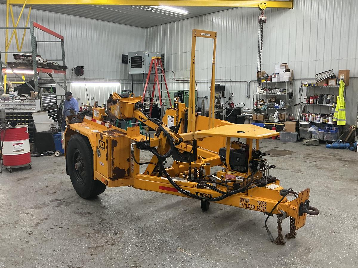 Used 2002 Hogg & Davis T150 Underground Reel Carrier Dolly