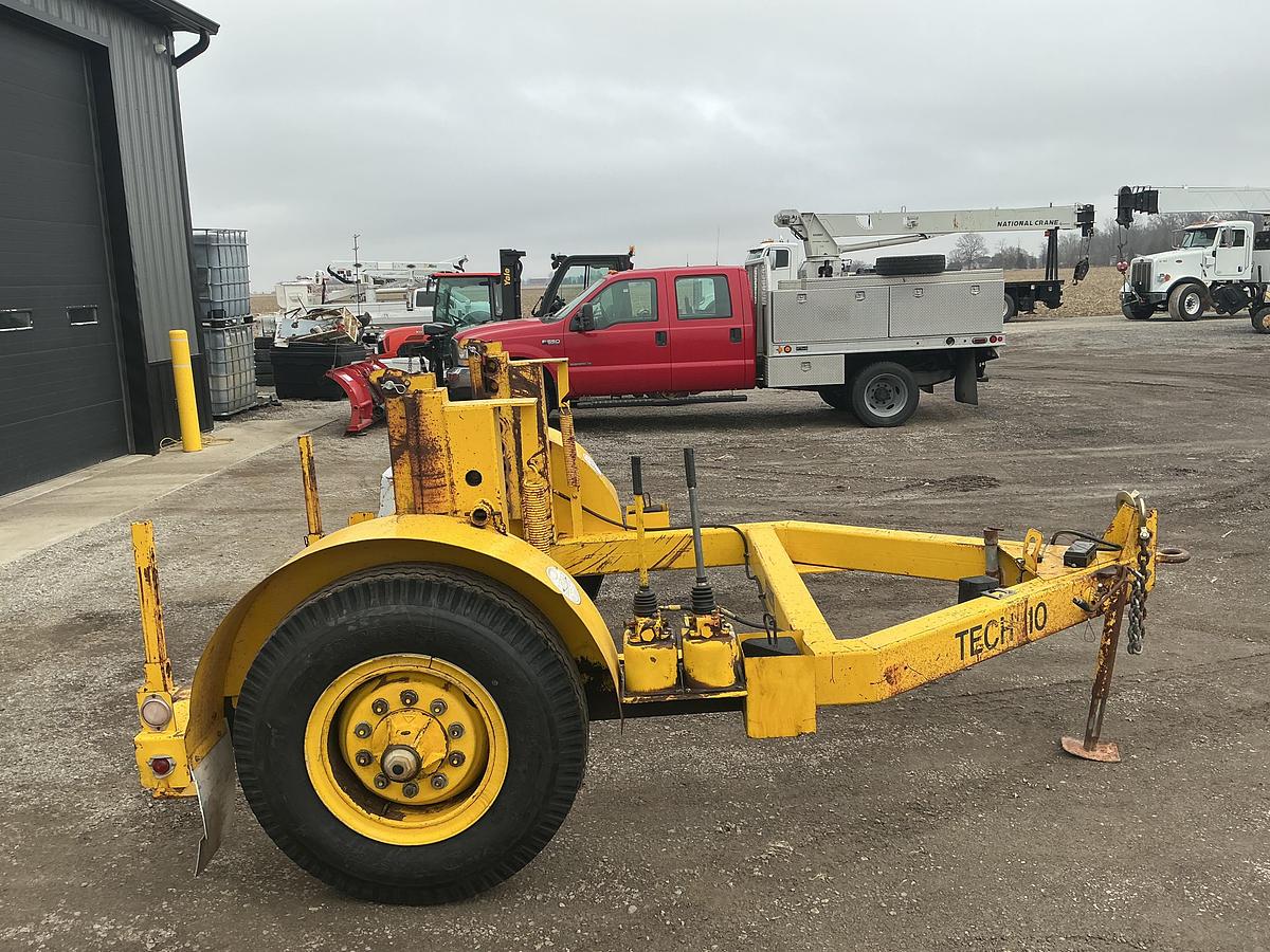 Used 1991 Truco Tech 10 Hydraulic Reel Trailer